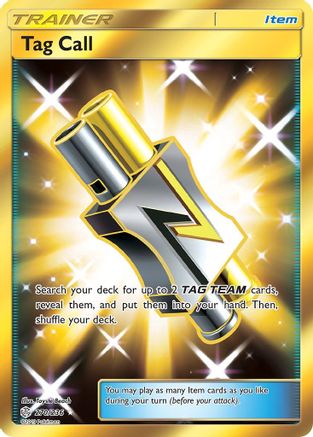 Tag Call (Gold) (270) Holofoil - Cosmic Eclipse