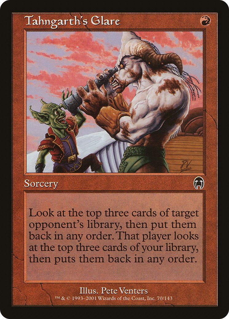 Tahngarth's Glare (070) Foil - Apocalypse