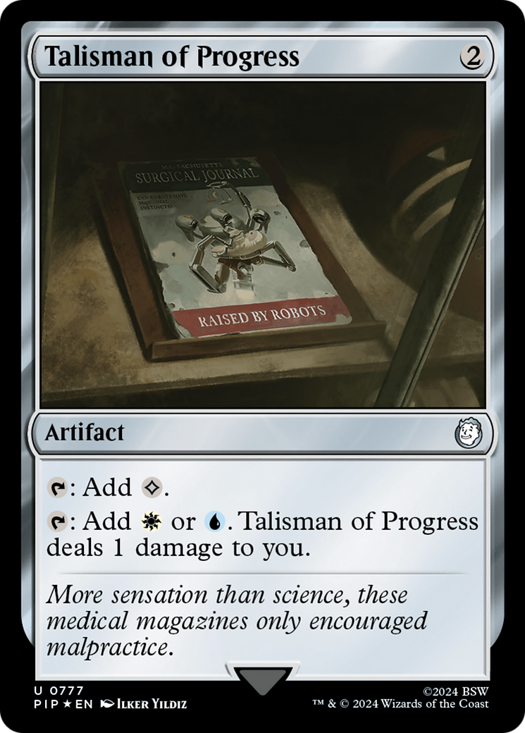 Talisman of Progress (777) Surge Foil - Fallout