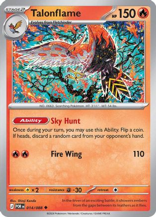 Talonflame (14) Reverse Holofoil - Perfect Order
