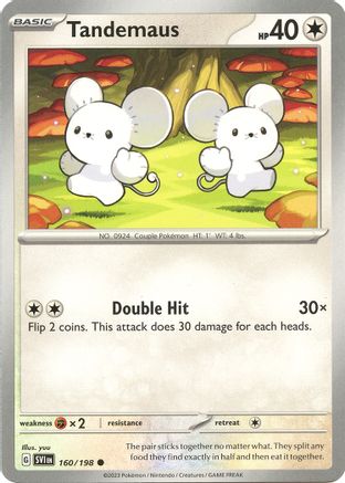 Tandemaus (160) Reverse Holofoil - Scarlet & Violet