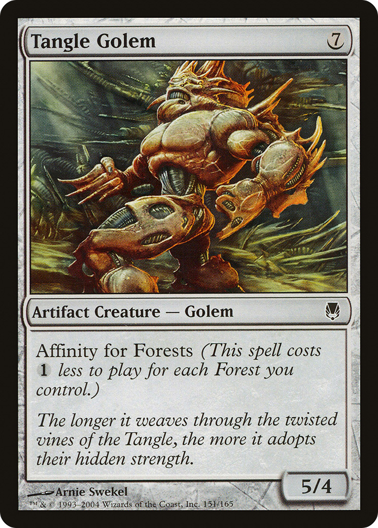 Tangle Golem (151) Foil - Darksteel