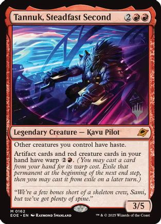 Tannuk, Steadfast Second (Promo Pack) (162) Foil - Edge of Eternities
