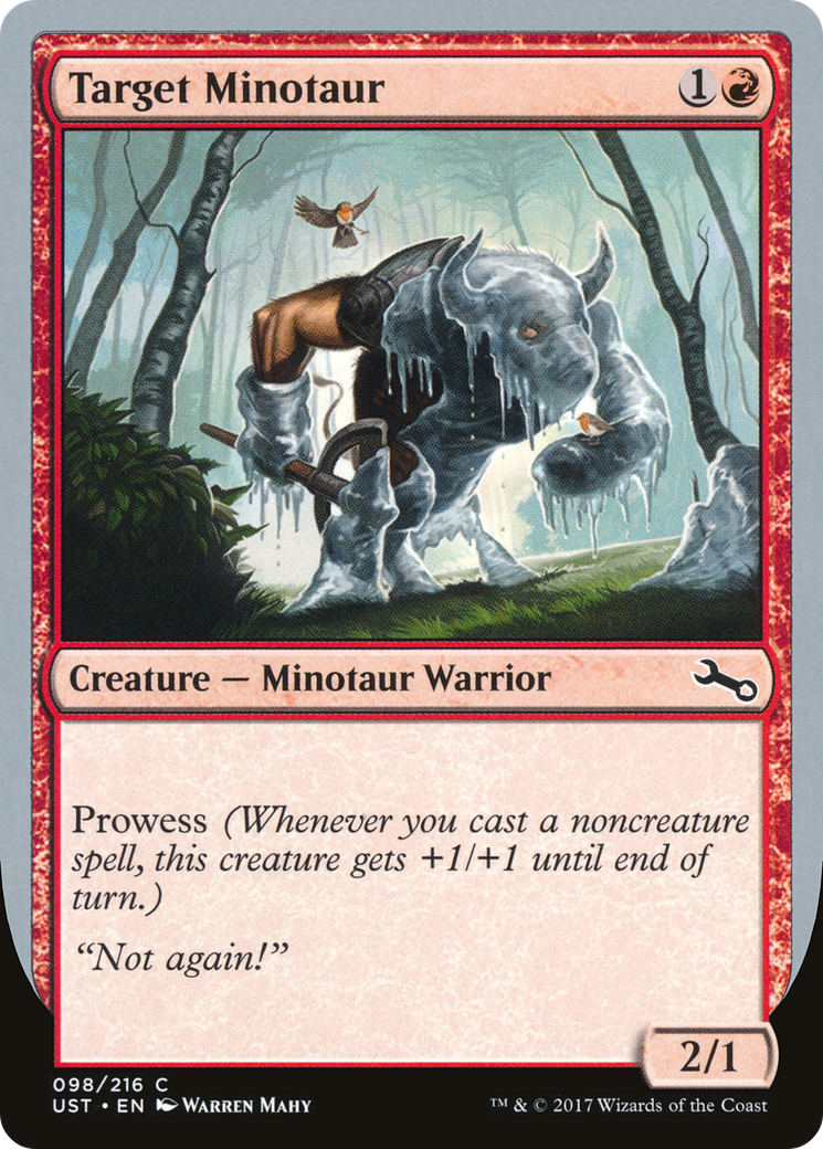 Target Minotaur (98a) - Unstable Foil