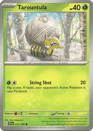 Tarountula (17) Reverse Holofoil - Scarlet & Violet