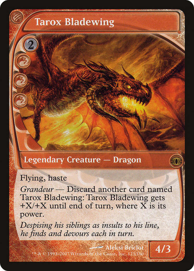 Tarox Bladewing (123) Foil - Future Sight