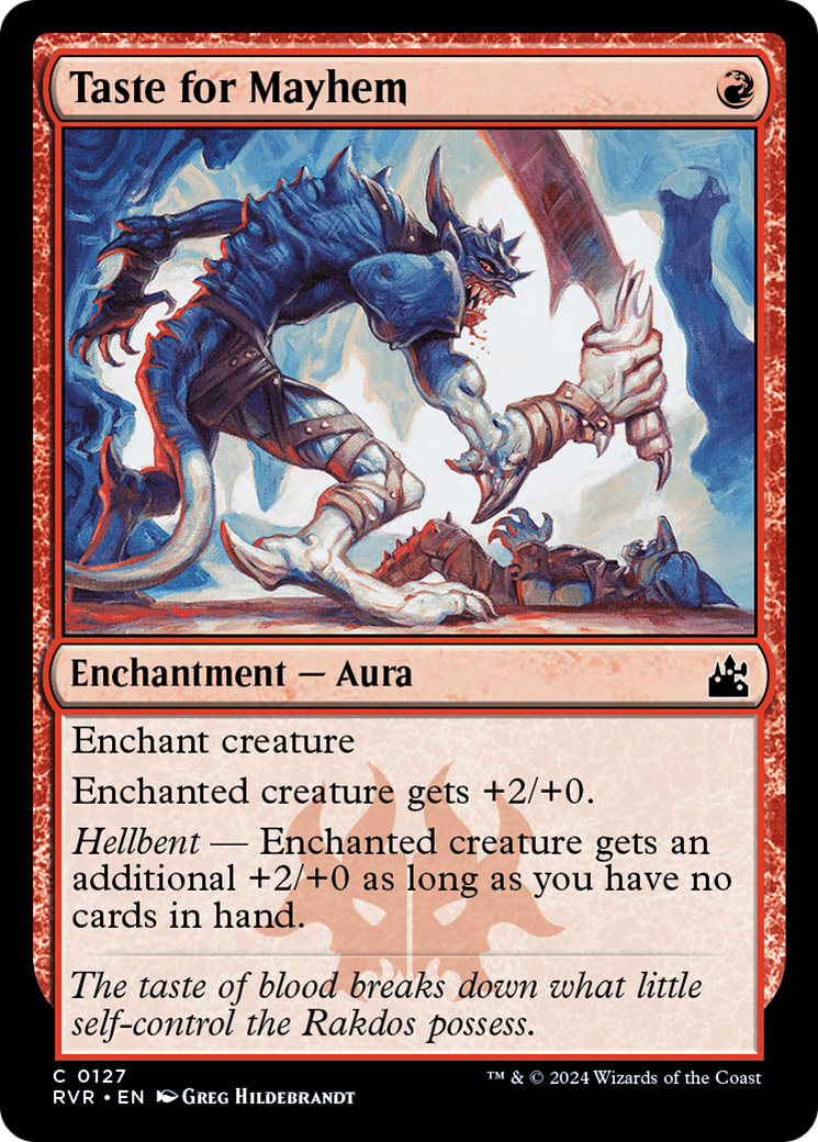 Taste for Mayhem (127) Foil - Ravnica Remastered