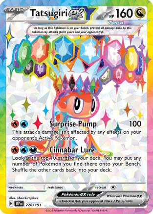 Tatsugiri ex (Full Art) (226) Holofoil - Surging Sparks
