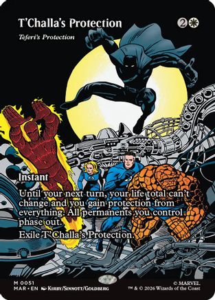 T'Challa's Protection – Teferi's Protection (051) Foil - Marvel Universe