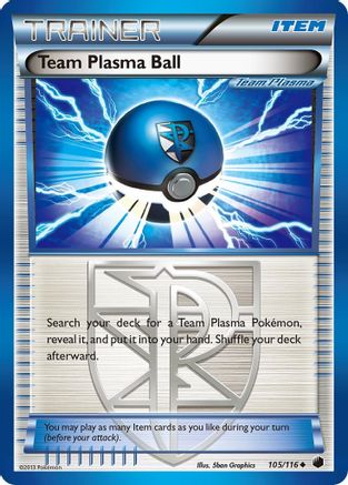 Team Plasma Ball (Team Plasma) (105) - Plasma Freeze