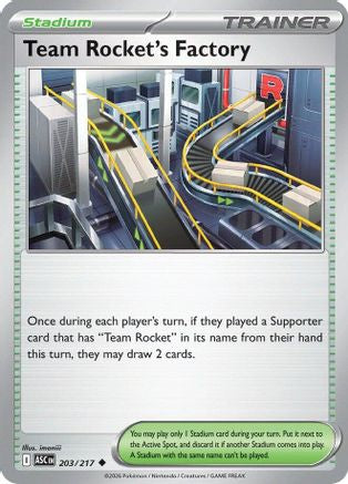 Team Rocket's Factory (203) - Ascended Heroes