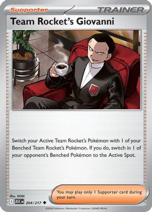 Team Rocket's Giovanni (204) - Ascended Heroes