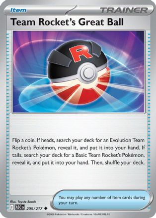 Team Rocket's Great Ball (205) - Ascended Heroes