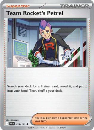 Team Rocket's Petrel (176) Reverse Holofoil - Destined Rivals