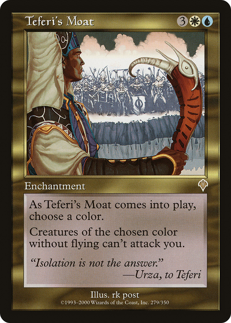 Teferi's Moat (279) Foil - Invasion