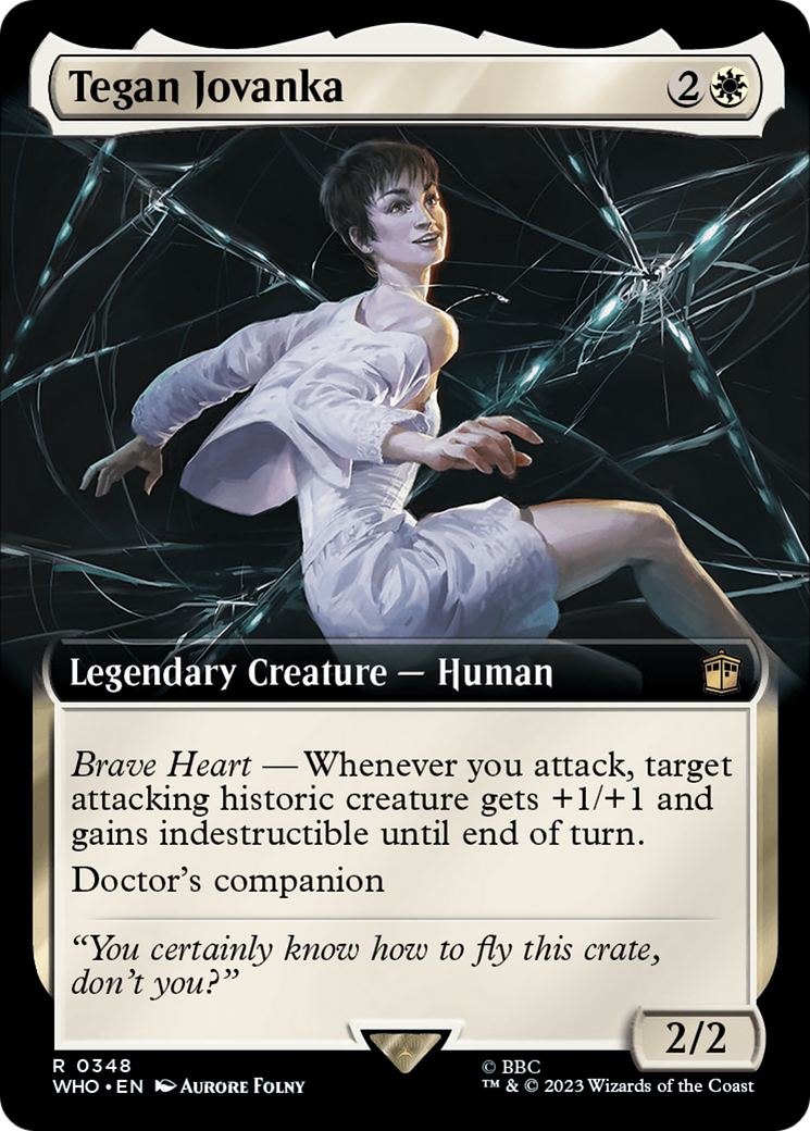 Tegan Jovanka (Extended Art) (348) Foil - Doctor Who