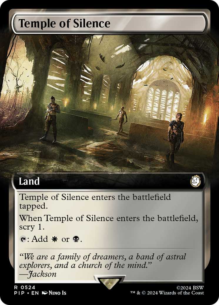 Temple of Silence (Extended Art) (524) Foil - Fallout