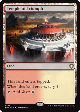 Temple of Triumph (417) - Commander: Secrets of Strixhaven