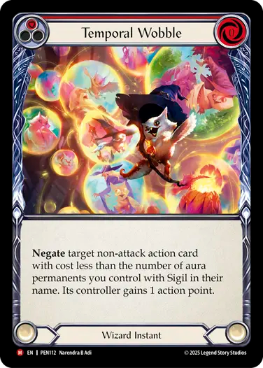 Temporal Wobble (PEN112) Rainbow Foil - Compendium of Rathe