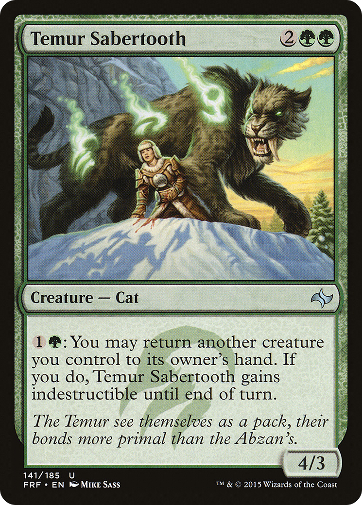 Temur Sabertooth (141) - Fate Reforged