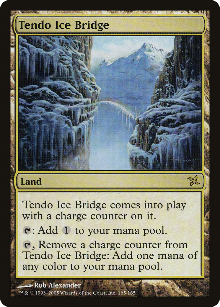 Tendo Ice Bridge (165) Foil - Betrayers of Kamigawa