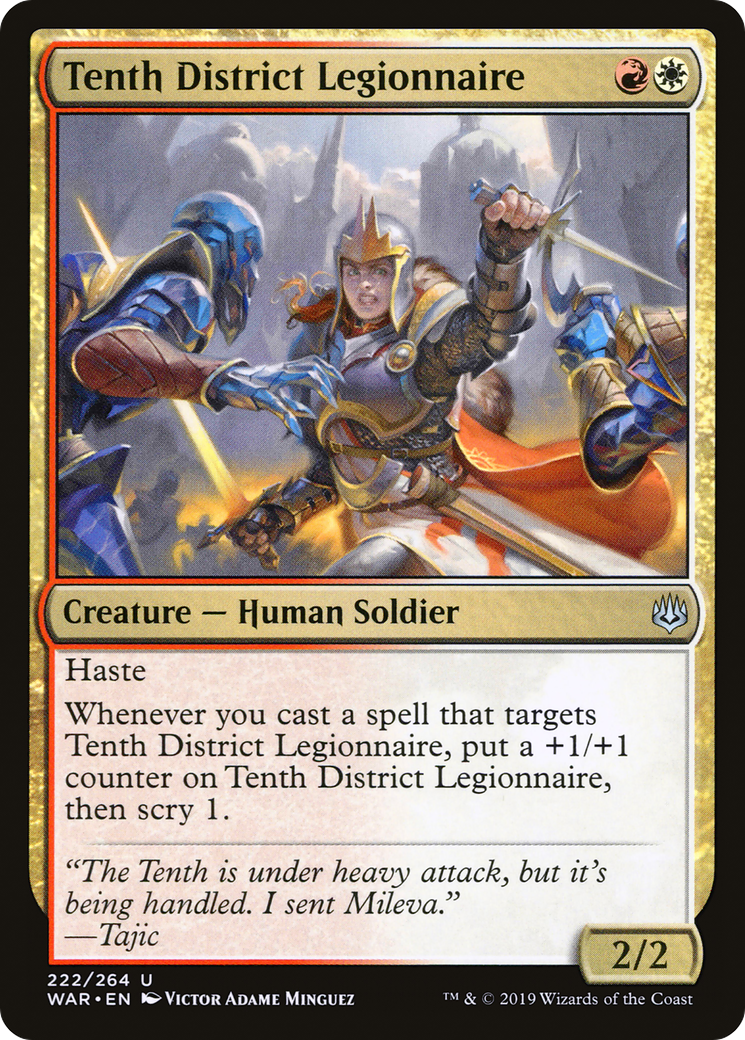 Tenth District Legionnaire (222) - War of the Spark Foil