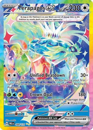 Terapagos ex (Alternate Full Art) (169) Holofoil - Prismatic Evolutions