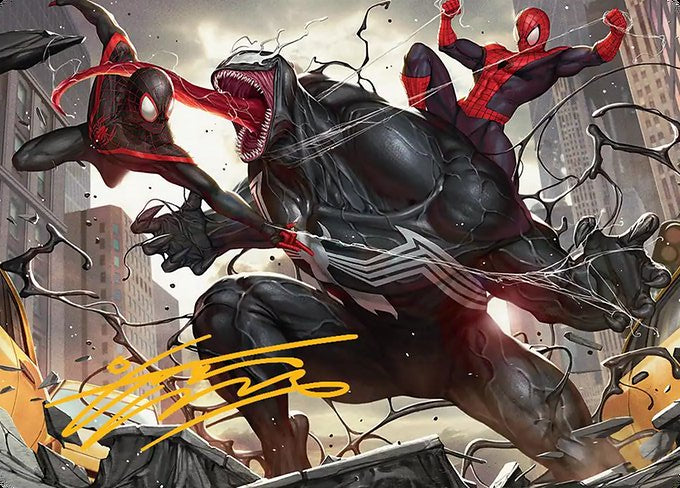 Terrific Team-Up (023s) Gold-Stamped - Art Series: Marvel's Spider-Man