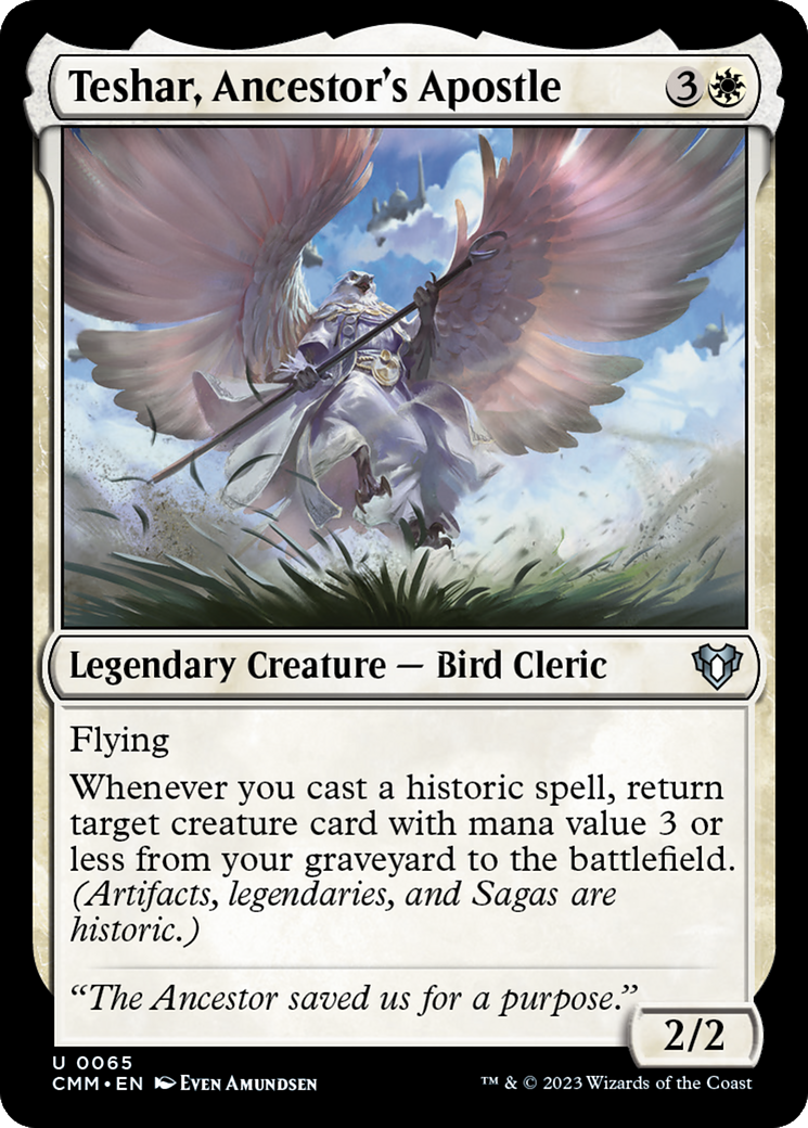 Teshar, Ancestor's Apostle (065) Foil - Commander Masters