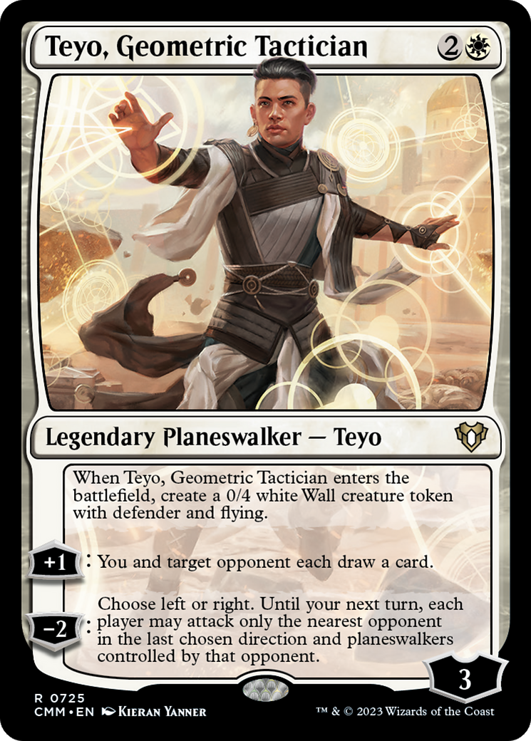Teyo, Geometric Tactician (725) - Commander Masters