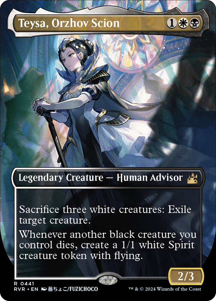 Teysa, Orzhov Scion (Anime Borderless) (441) - Ravnica Remastered