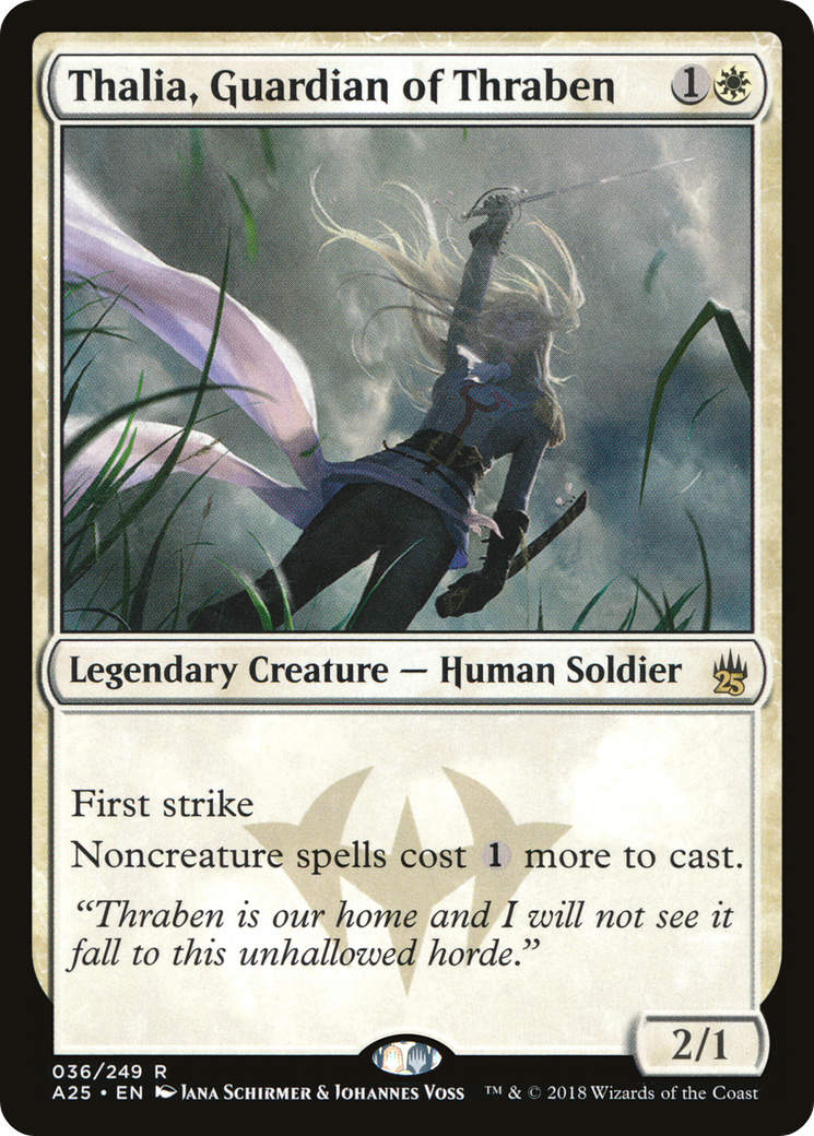 Thalia, Guardian of Thraben (036) Foil - Masters 25