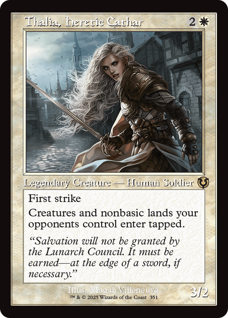 Thalia, Heretic Cathar (Retro) (351) - Innistrad Remastered