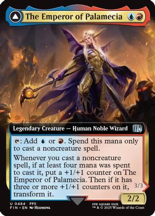 The Emperor of Palamecia // The Lord Master of Hell (Extended Art) (484) Foil - FINAL FANTASY