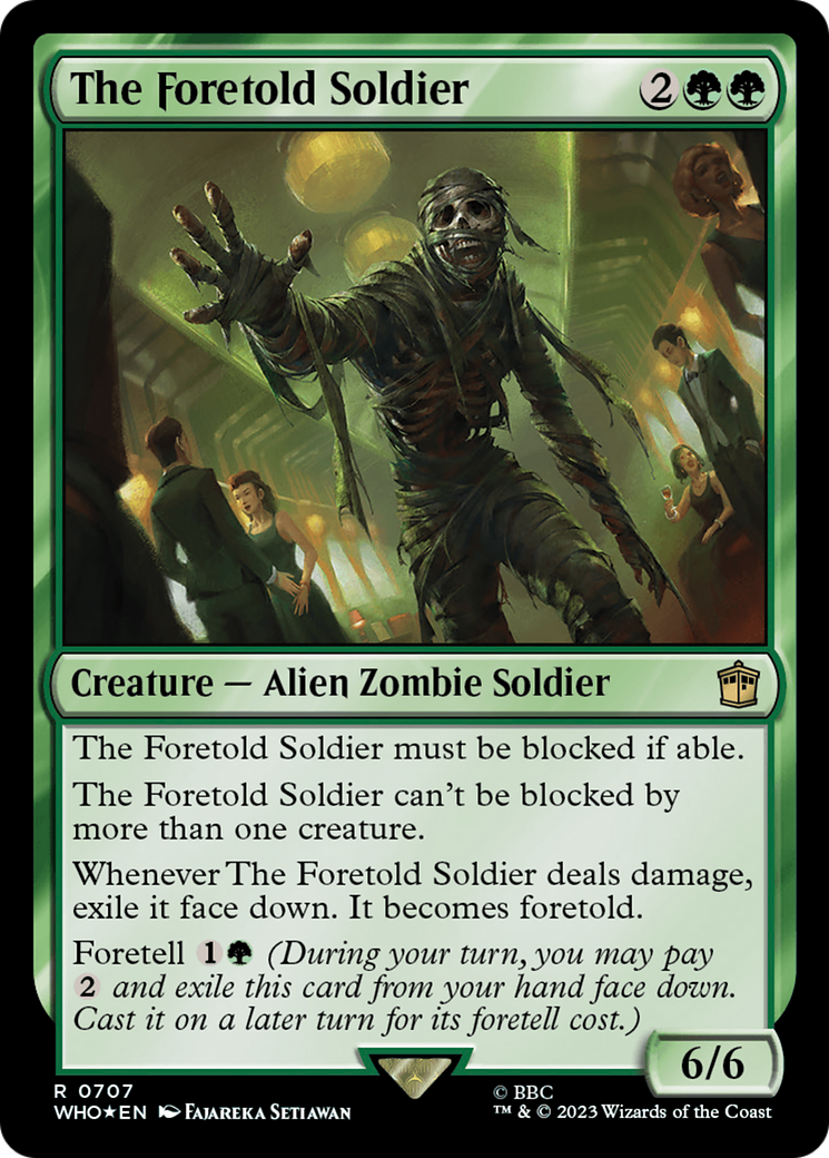 The Foretold Soldier (707) Surge Foil - Doctor Who