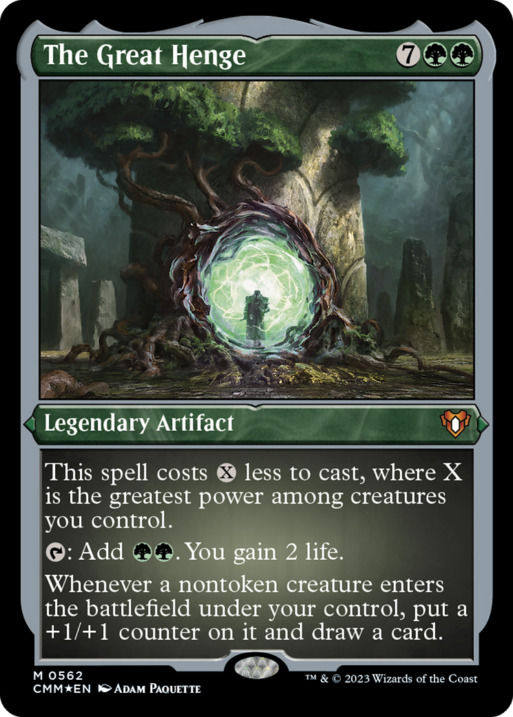 The Great Henge (562) Etched Foil - Commander Masters