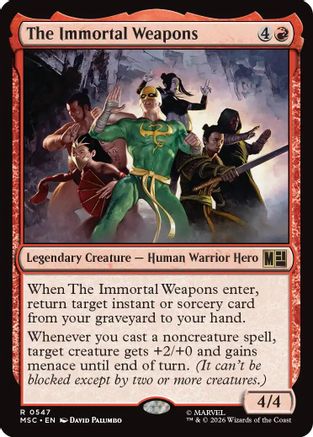 The Immortal Weapons (547) Foil - Commander: Marvel Super Heroes
