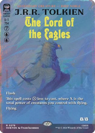 The Lord of the Eagles (Book Cover) (276) Surge Foil - The Hobbit