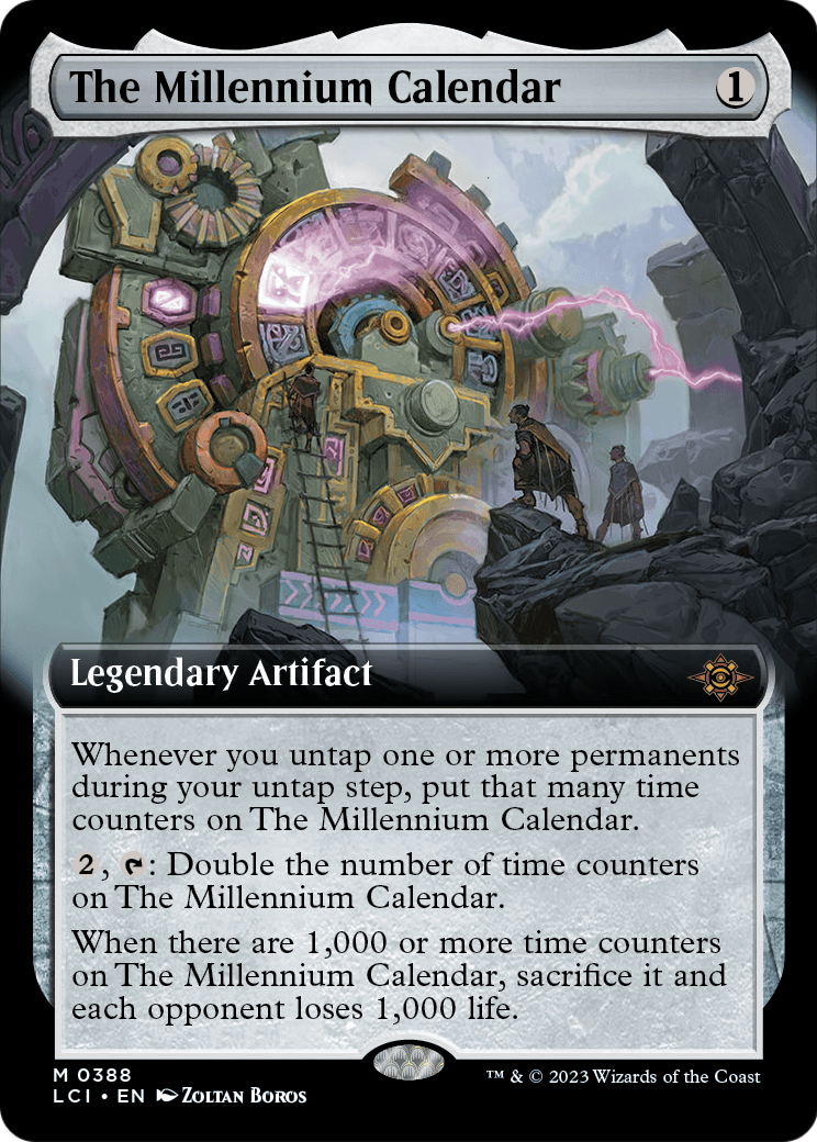 The Millennium Calendar (Extended Art) (388) Foil - The Lost Caverns of Ixalan