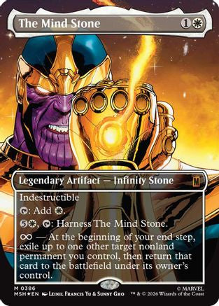 The Mind Stone (Infinity Stones) (386) Foil - Marvel Super Heroes