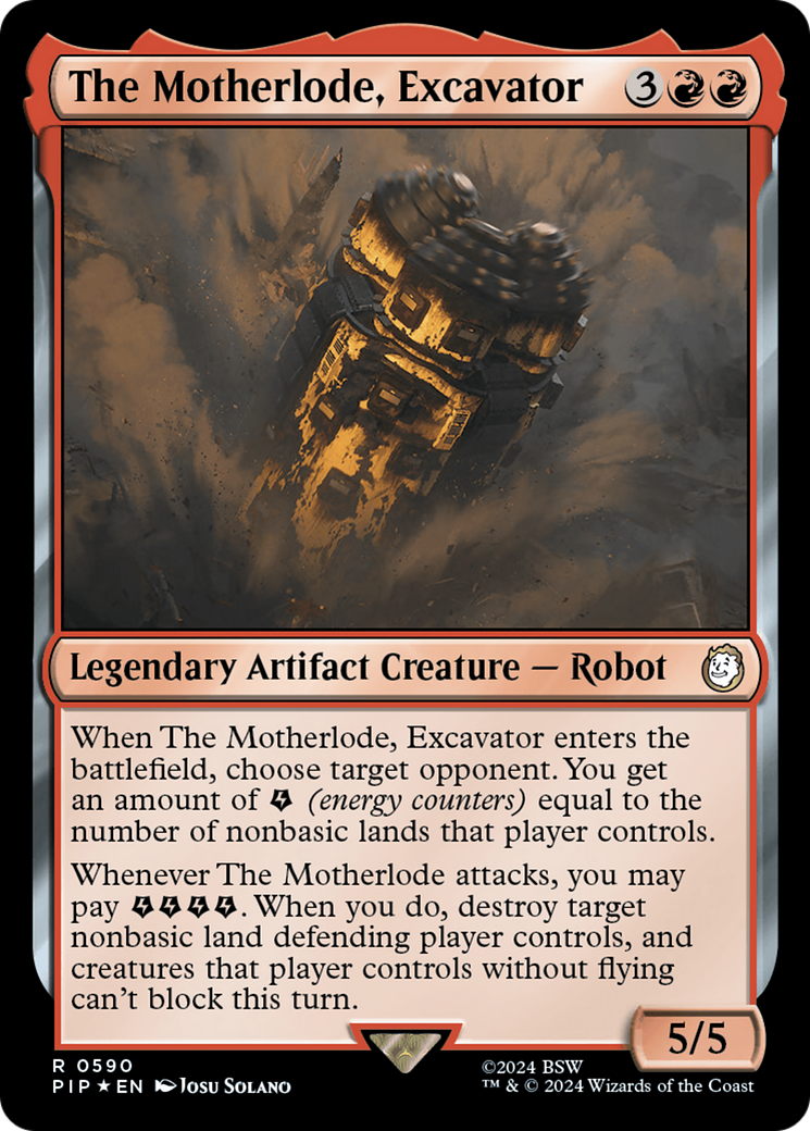 The Motherlode, Excavator (590) Surge Foil - Fallout