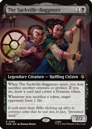 The Sackville-Bagginses (Extended Art) (299) Foil - The Hobbit