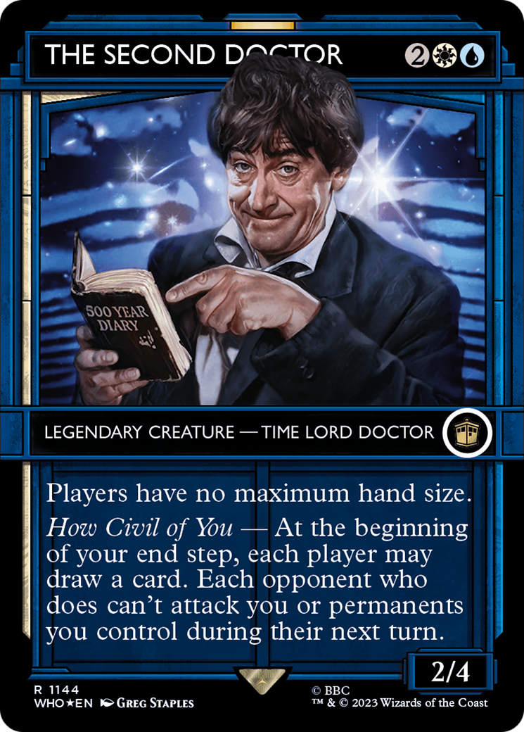 The Second Doctor (Showcase) (1144) Surge Foil - Doctor Who