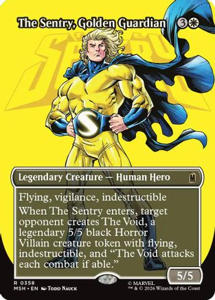 The Sentry, Golden Guardian (Borderless Logo) (358) Foil - Marvel Super Heroes