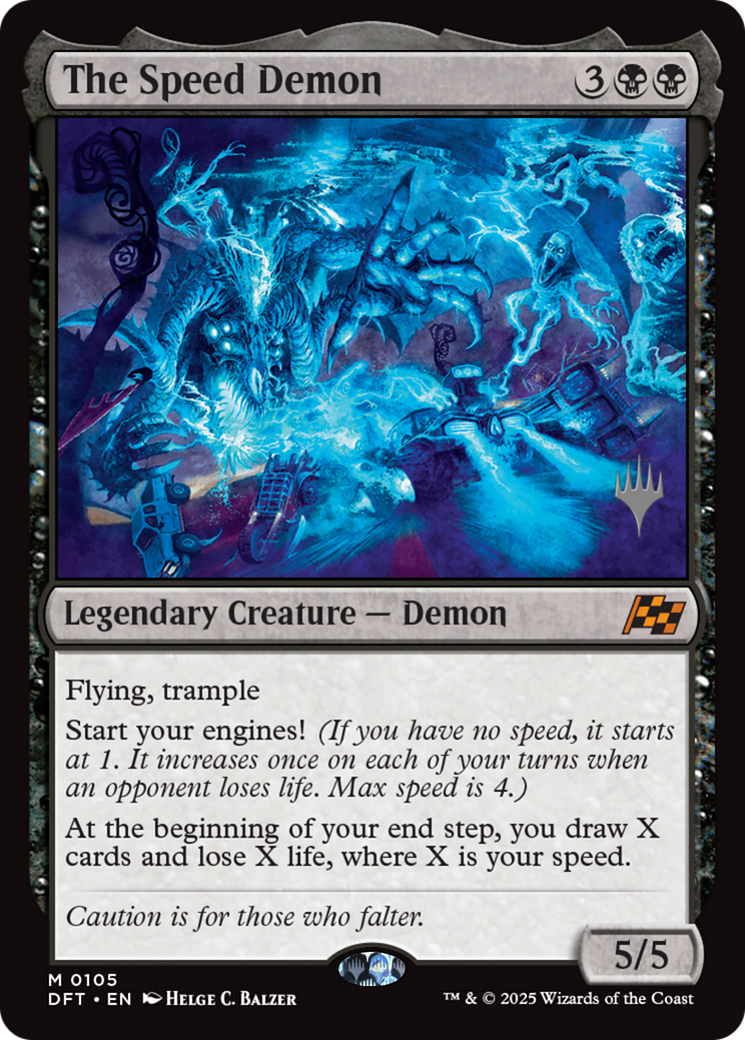 The Speed Demon (Promo Pack) (105) Foil - Aetherdrift