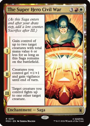 The Super Hero Civil War (231) - Marvel Super Heroes