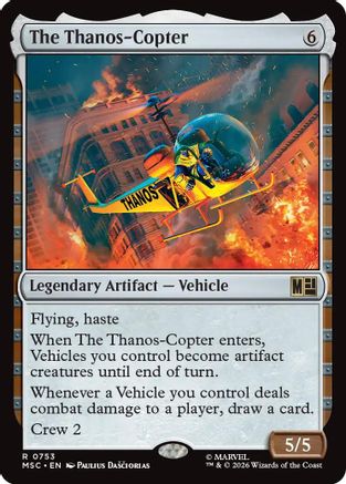 The Thanos-Copter (753) Foil - Commander: Marvel Super Heroes