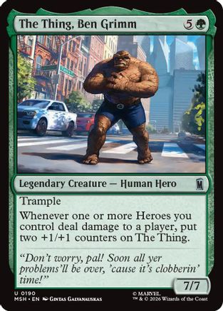 The Thing, Ben Grimm (190) - Marvel Super Heroes