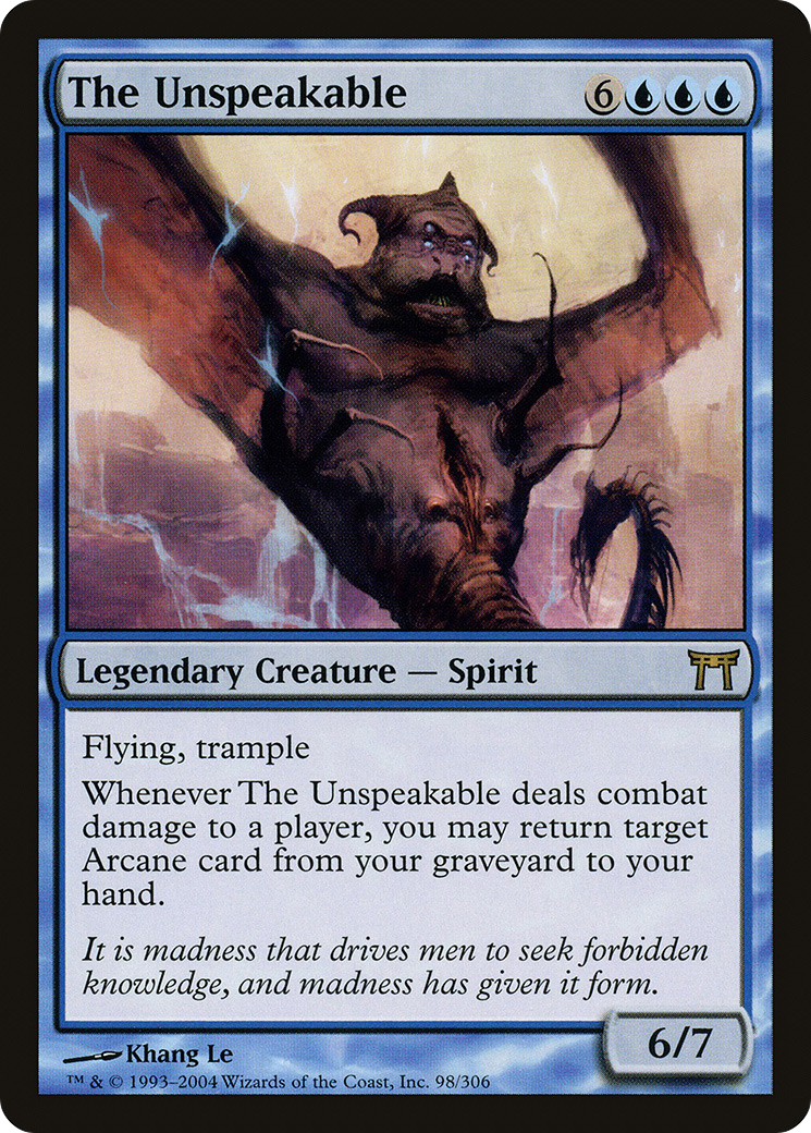 The Unspeakable (098) Foil - Champions of Kamigawa