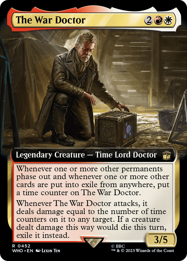 The War Doctor (Extended Art) (452) Foil - Doctor Who